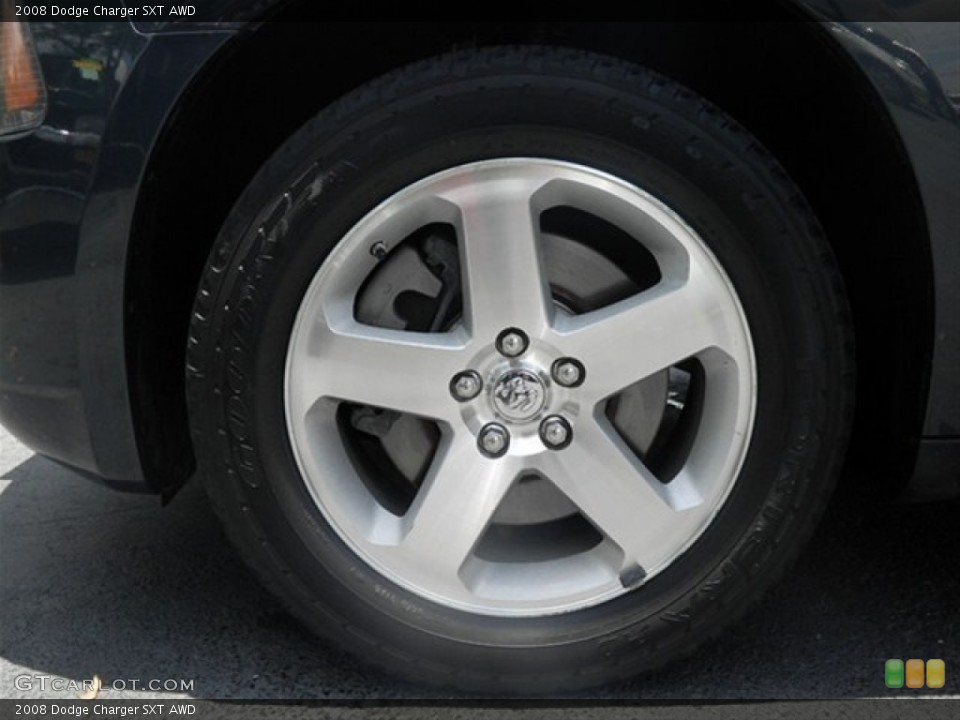 2008 Dodge Charger SXT AWD Wheel and Tire Photo #66000378