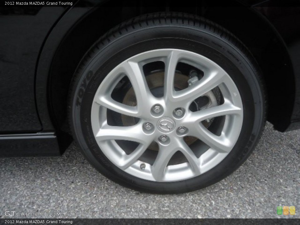 2012 Mazda MAZDA5 Grand Touring Wheel and Tire Photo #66001878