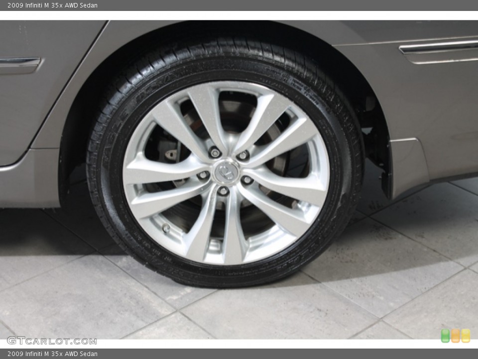 2009 Infiniti M 35x AWD Sedan Wheel and Tire Photo #66007116