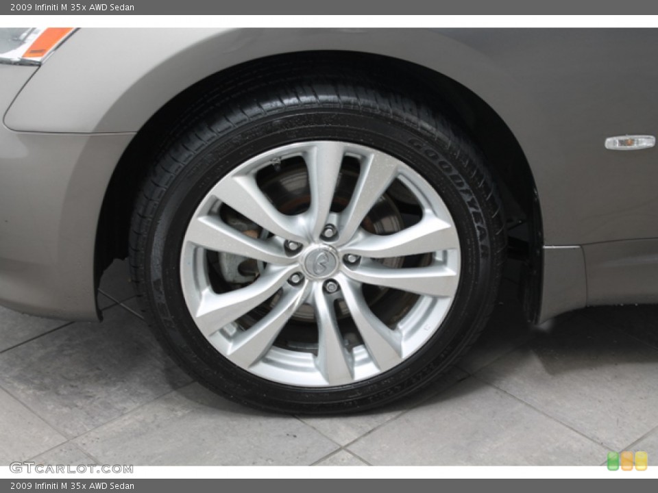 2009 Infiniti M 35x AWD Sedan Wheel and Tire Photo #66007161