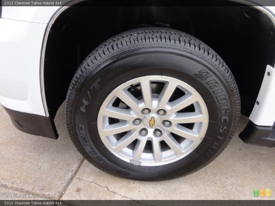 2012 Chevrolet Tahoe Hybrid 4x4 Wheel and Tire Photo #66009460