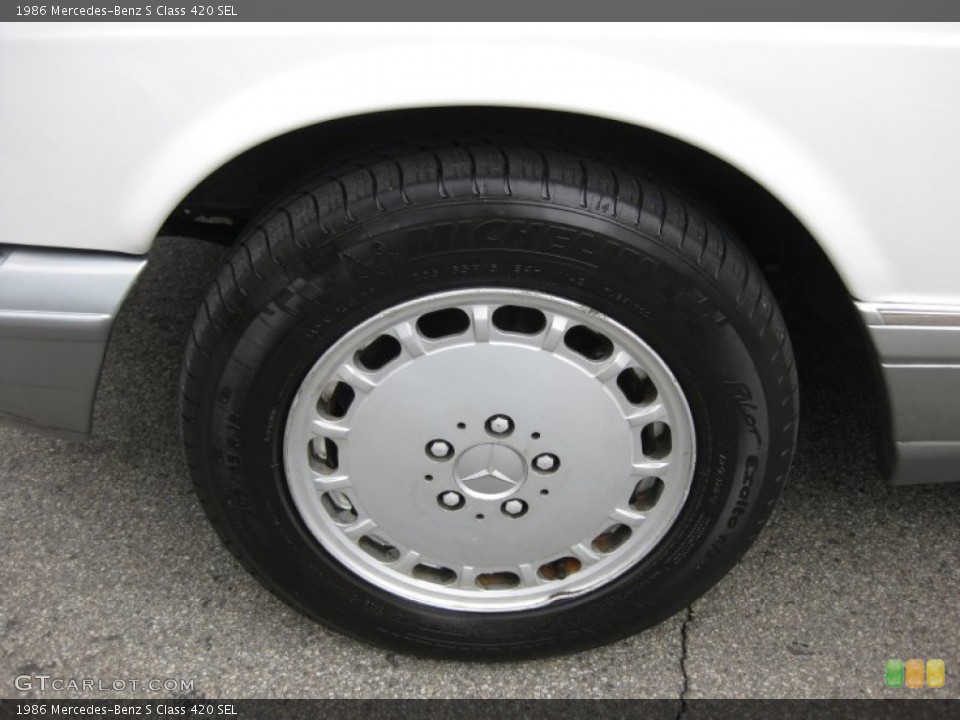 1986 Mercedes-Benz S Class 420 SEL Wheel and Tire Photo #66031236