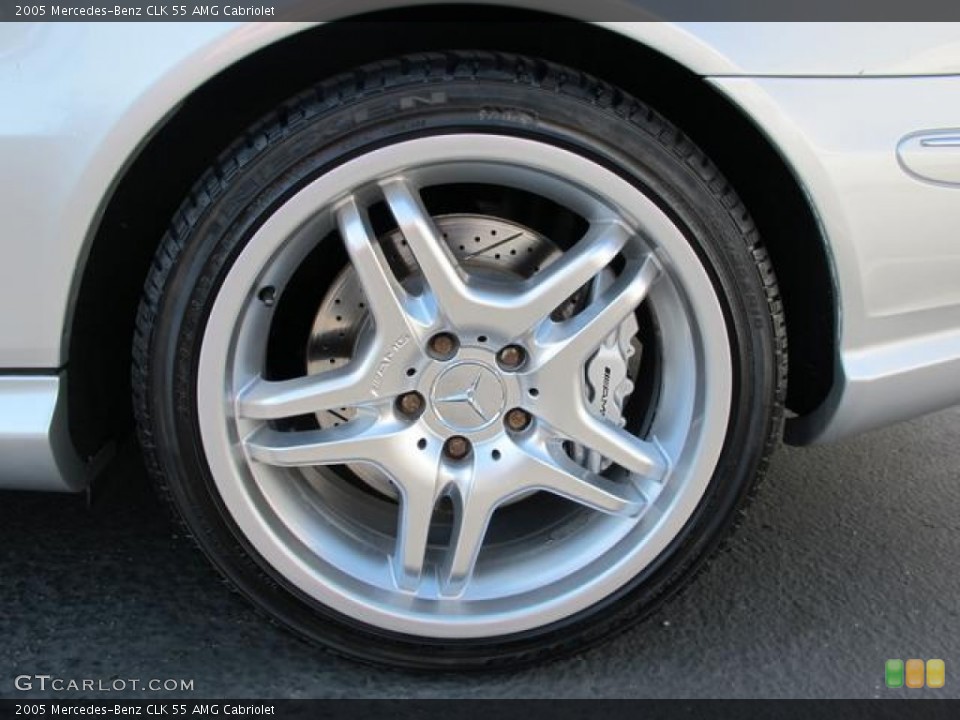 2005 Mercedes-Benz CLK 55 AMG Cabriolet Wheel and Tire Photo #66046614