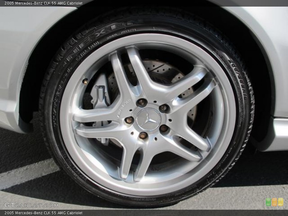 2005 Mercedes-Benz CLK 55 AMG Cabriolet Wheel and Tire Photo #66046622