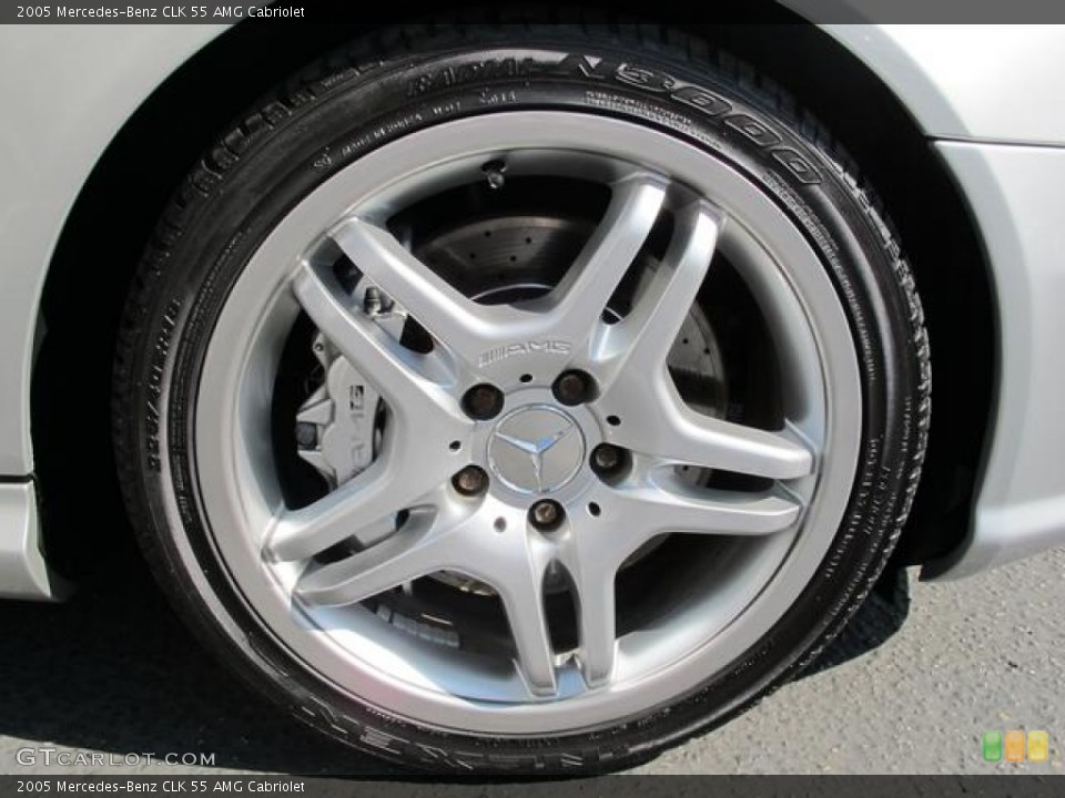 2005 Mercedes-Benz CLK 55 AMG Cabriolet Wheel and Tire Photo #66046632