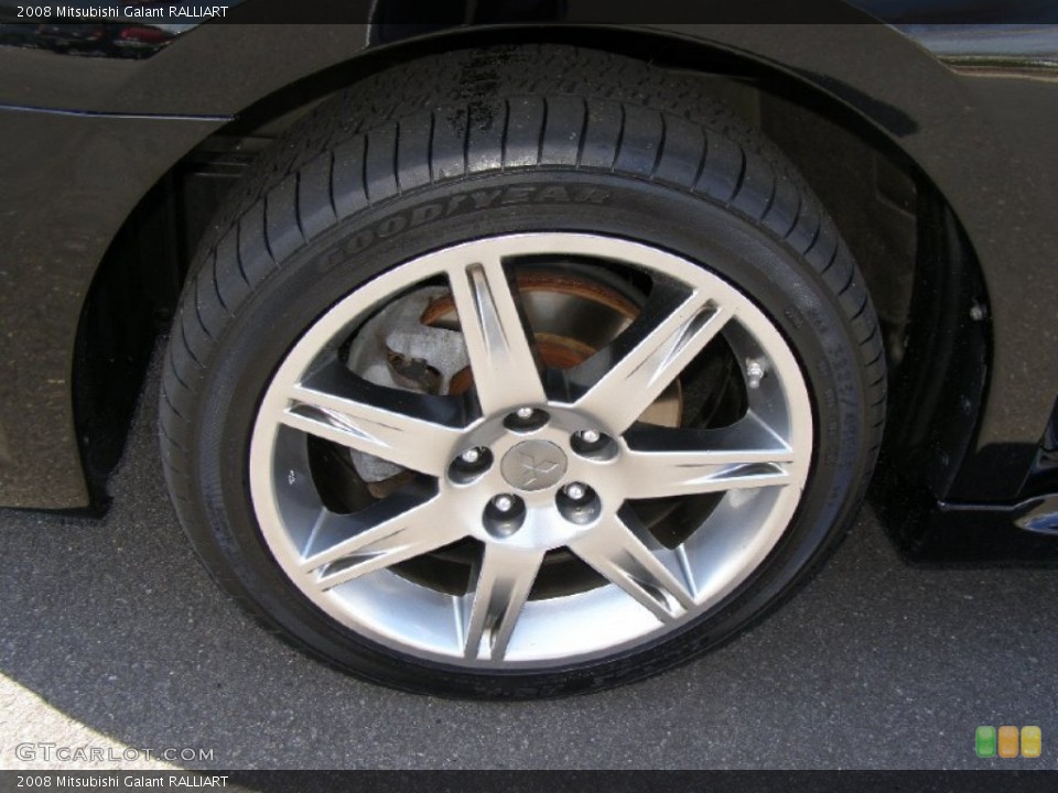 2008 Mitsubishi Galant RALLIART Wheel and Tire Photo #66076148
