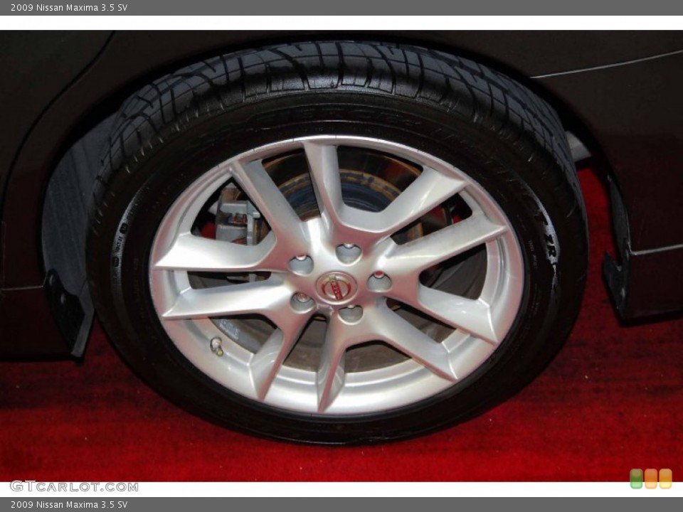 2009 Nissan Maxima 3.5 SV Wheel and Tire Photo #66081720