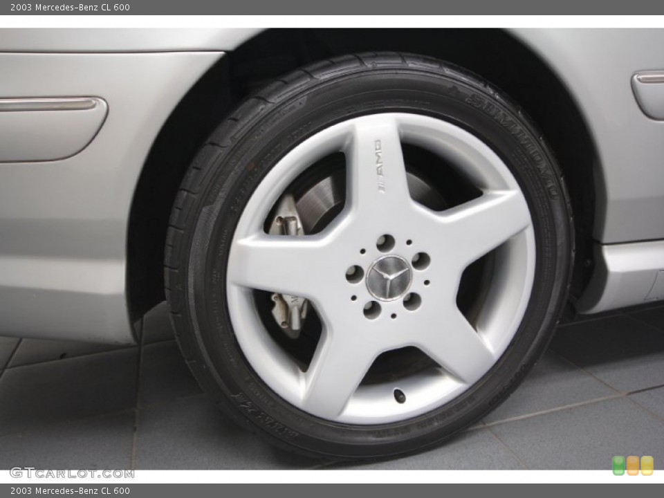 2003 Mercedes-Benz CL 600 Wheel and Tire Photo #66084978