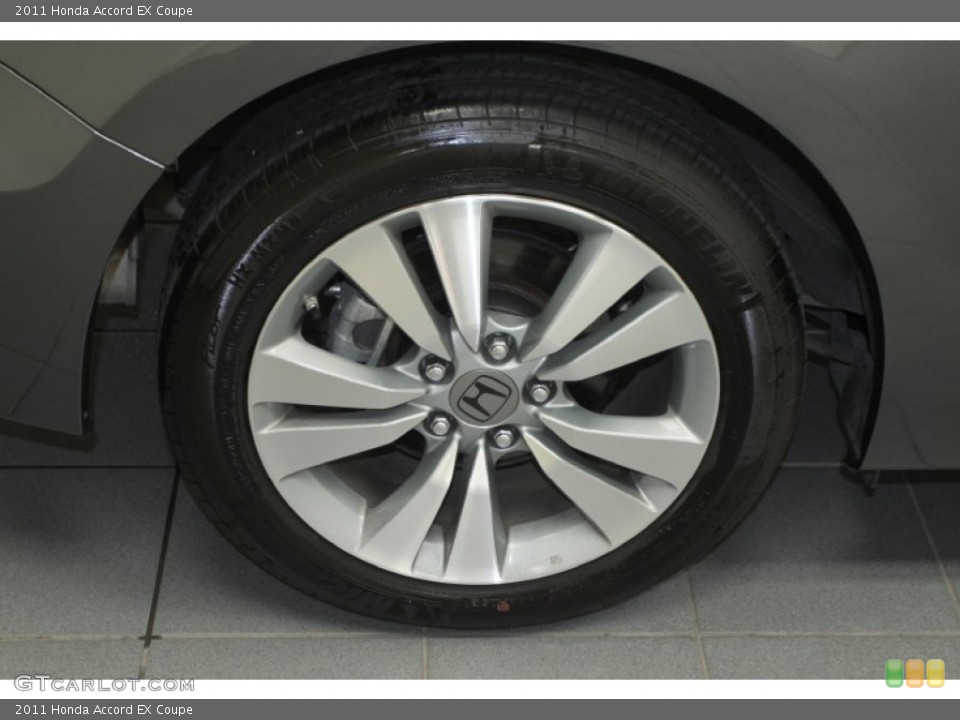2011 Honda Accord EX Coupe Wheel and Tire Photo #66088752