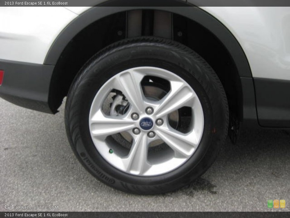 2013 Ford Escape SE 1.6L EcoBoost Wheel and Tire Photo #66090378