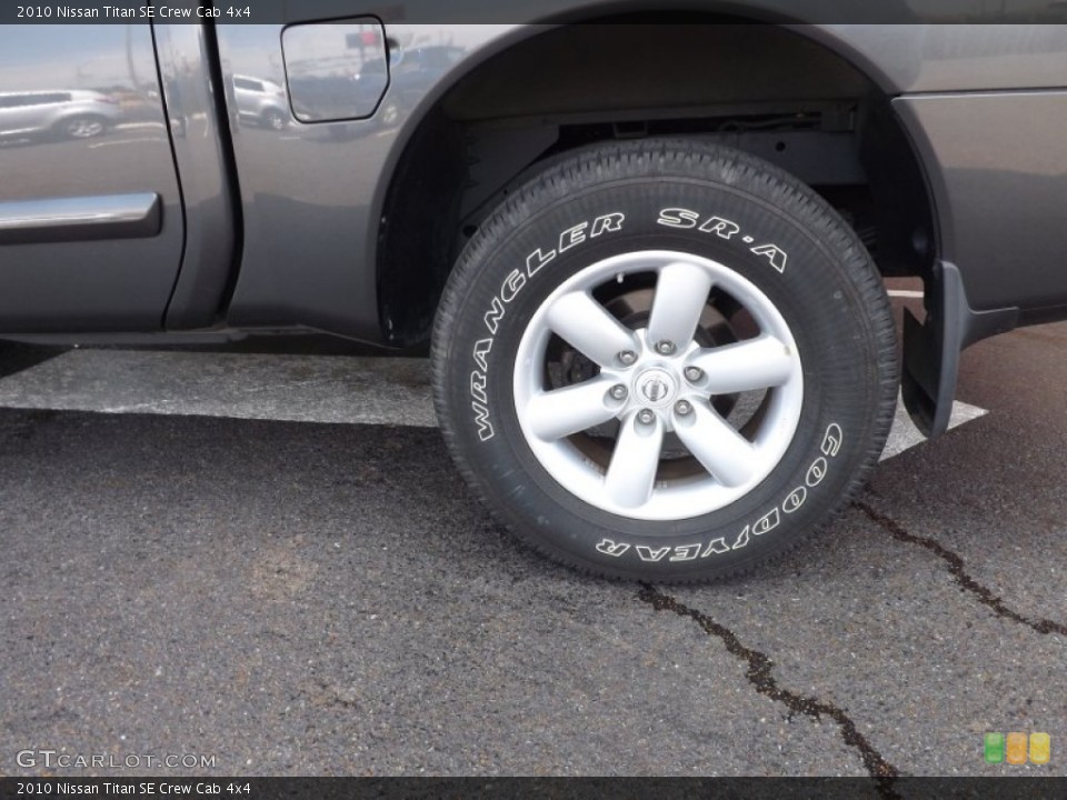 2010 Nissan Titan SE Crew Cab 4x4 Wheel and Tire Photo #66092238