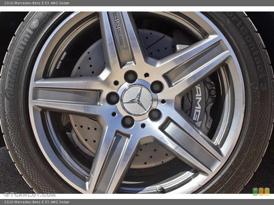 2010 Mercedes-Benz E 63 AMG Sedan Wheel and Tire Photo #66092727