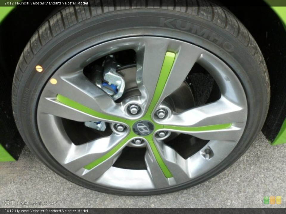 2012 Hyundai Veloster  Wheel and Tire Photo #66096165