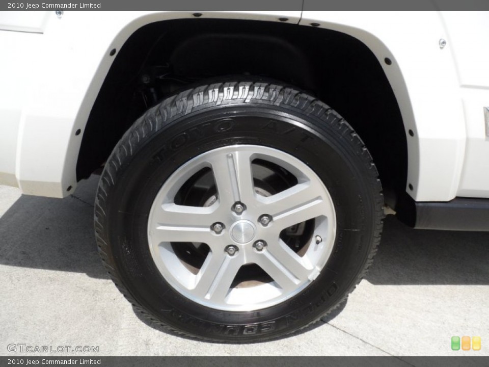 2010 Jeep Commander Limited Wheel and Tire Photo #66100620