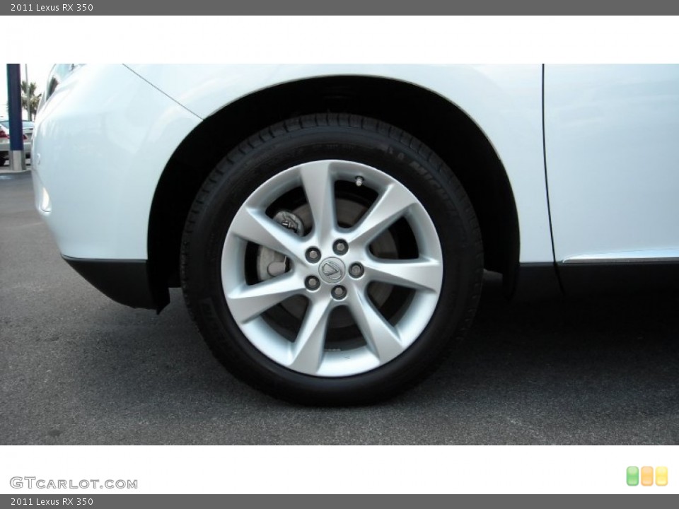 2011 Lexus RX 350 Wheel and Tire Photo #66100688