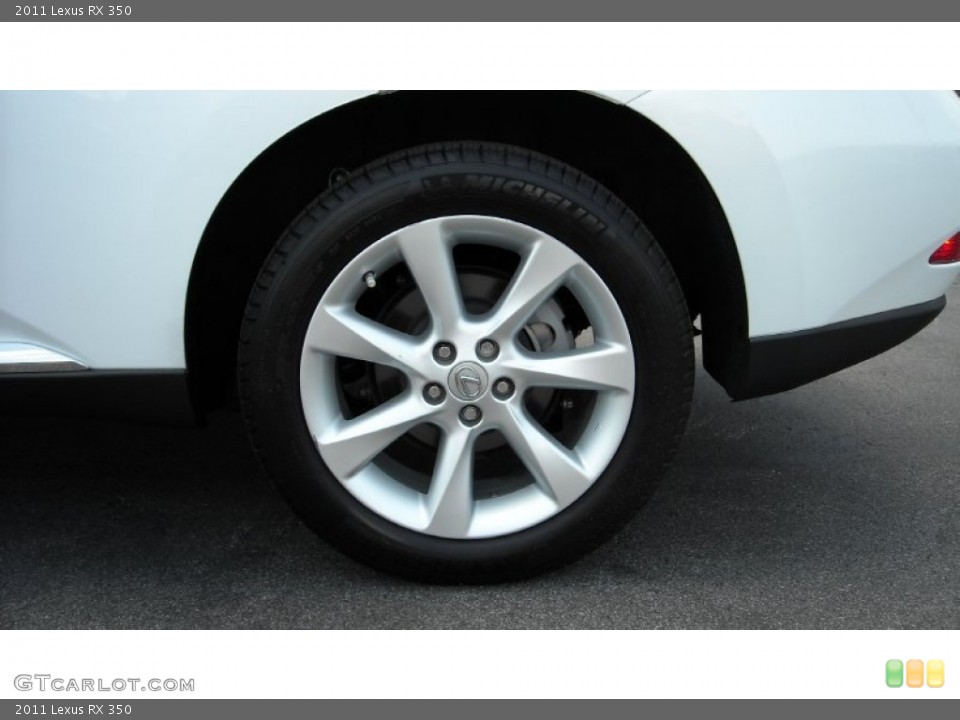 2011 Lexus RX 350 Wheel and Tire Photo #66100693