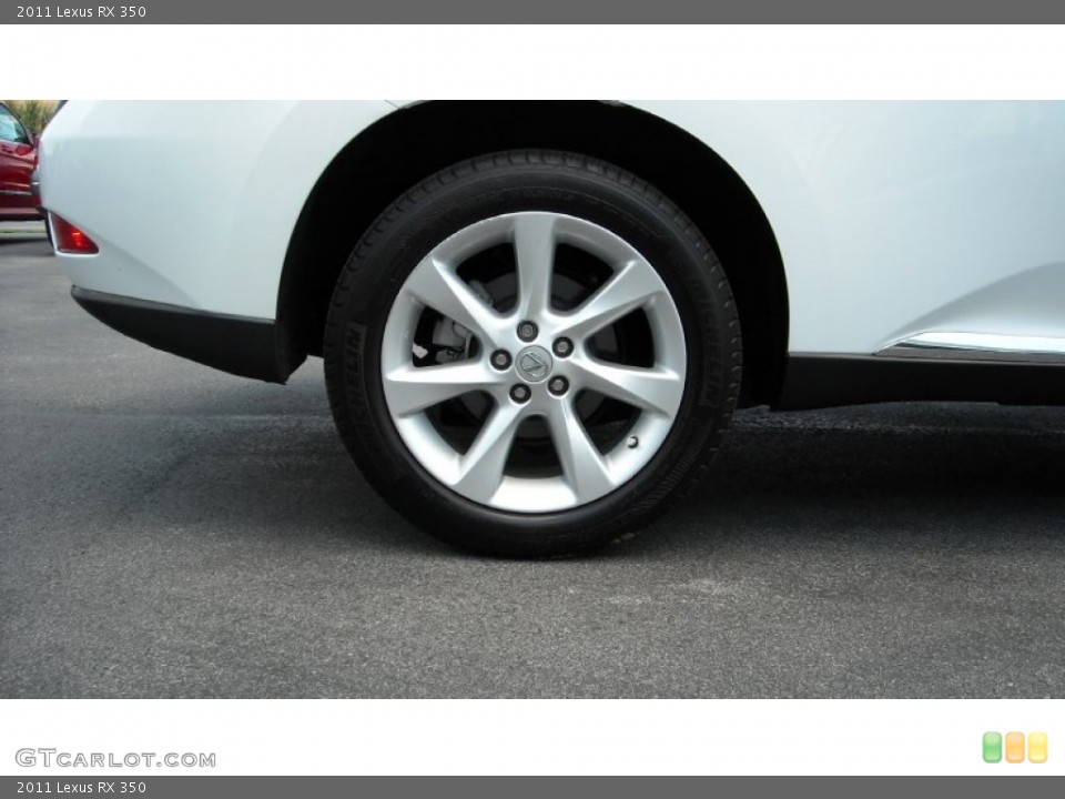2011 Lexus RX 350 Wheel and Tire Photo #66100703