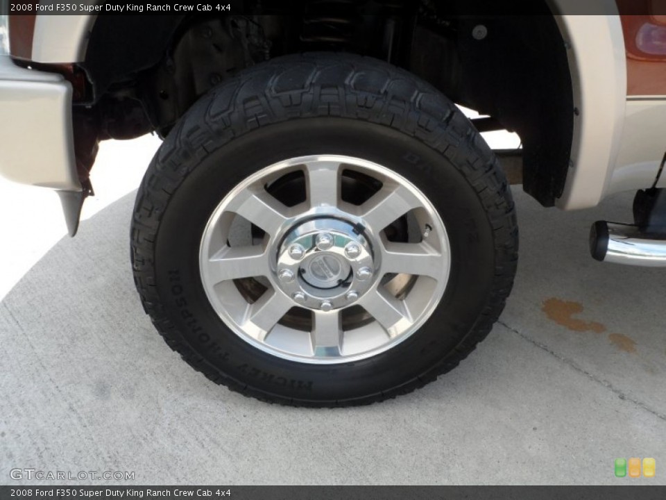 2008 Ford F350 Super Duty King Ranch Crew Cab 4x4 Wheel and Tire Photo #66101271