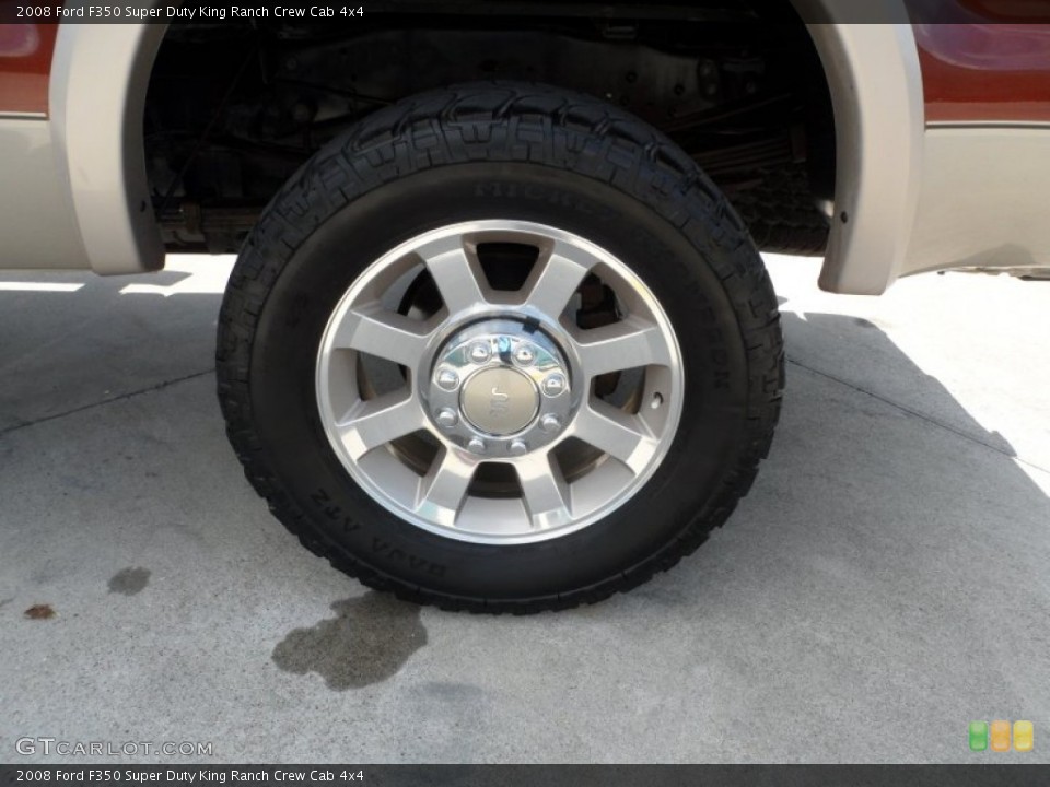 2008 Ford F350 Super Duty King Ranch Crew Cab 4x4 Wheel and Tire Photo #66101280