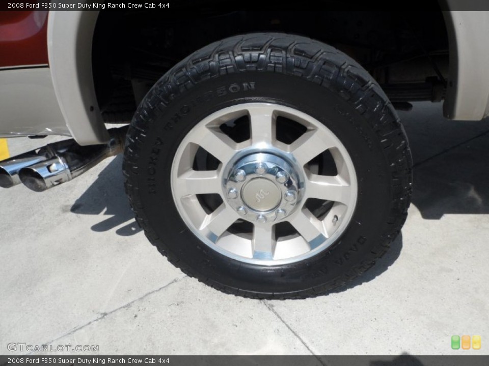 2008 Ford F350 Super Duty King Ranch Crew Cab 4x4 Wheel and Tire Photo #66101289