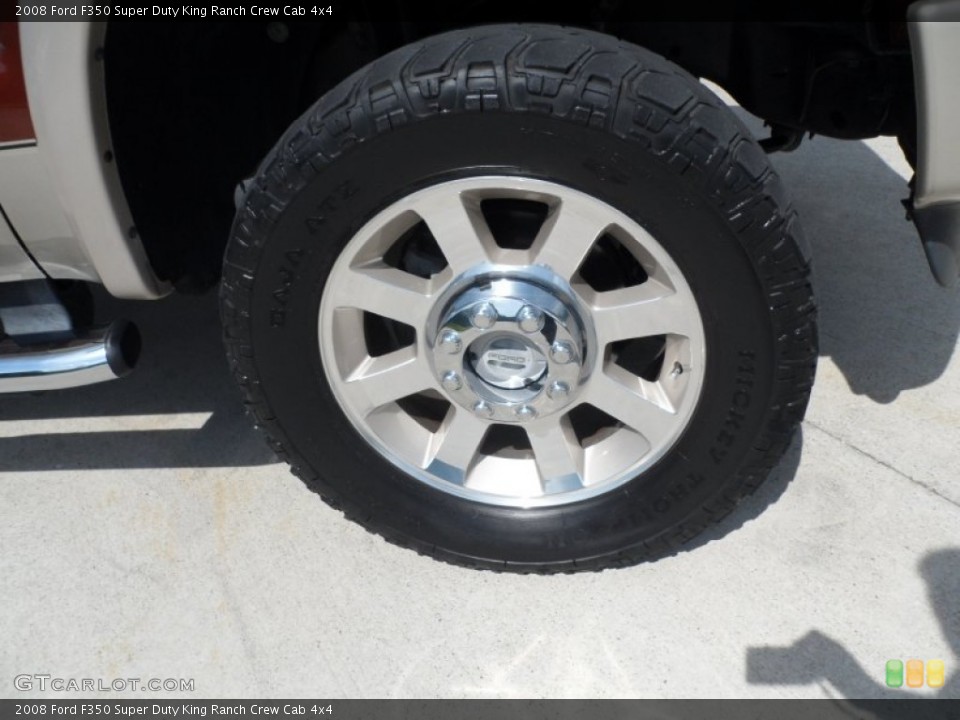 2008 Ford F350 Super Duty King Ranch Crew Cab 4x4 Wheel and Tire Photo #66101298