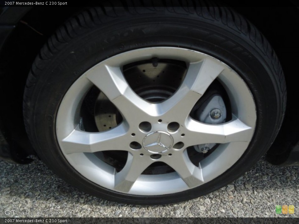2007 Mercedes-Benz C 230 Sport Wheel and Tire Photo #66105219