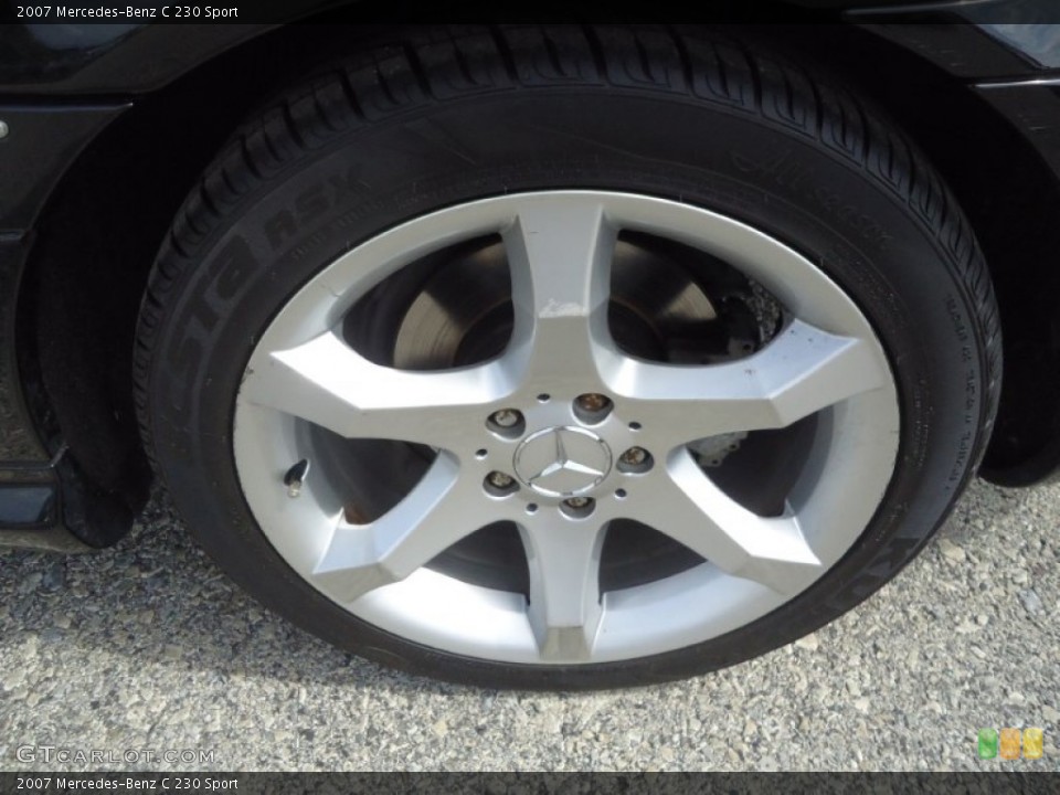 2007 Mercedes-Benz C 230 Sport Wheel and Tire Photo #66105225