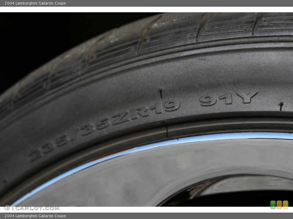 2004 Lamborghini Gallardo Coupe Wheel and Tire Photo #66106095