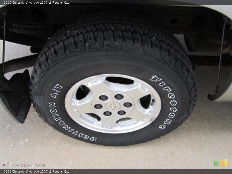 1999 Chevrolet Silverado 1500 LS Regular Cab Wheel and Tire Photo #66117276