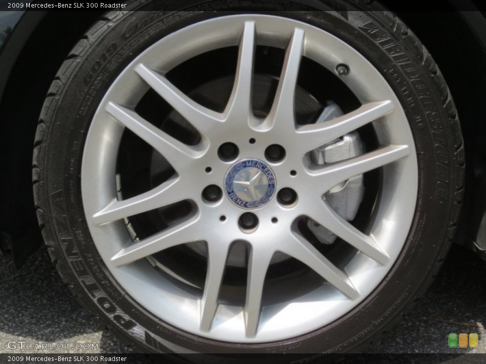 2009 Mercedes-Benz SLK 300 Roadster Wheel and Tire Photo #66124043