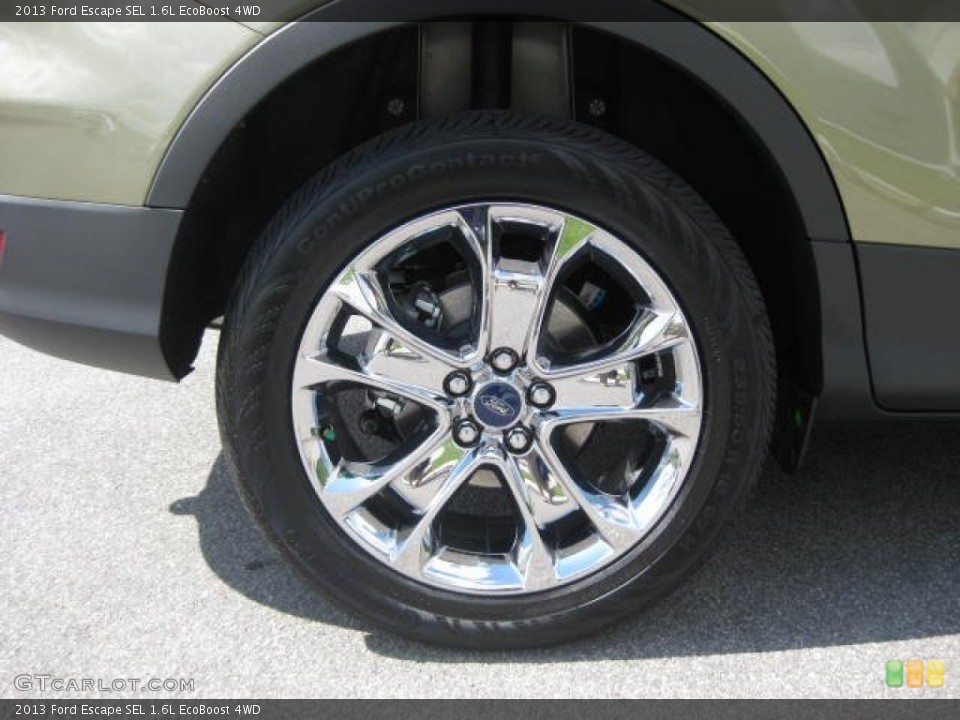 2013 Ford Escape SEL 1.6L EcoBoost 4WD Wheel and Tire Photo #66134351