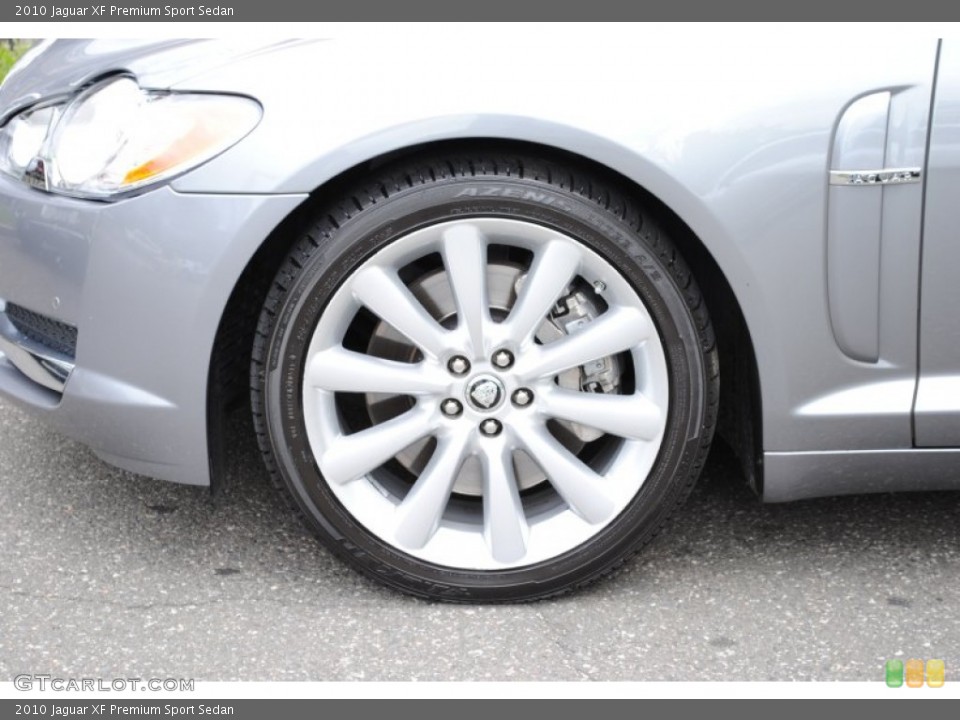 2010 Jaguar XF Premium Sport Sedan Wheel and Tire Photo #66144026