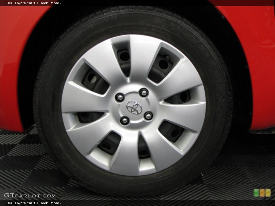 2008 Toyota Yaris 3 Door Liftback Wheel and Tire Photo #66144260