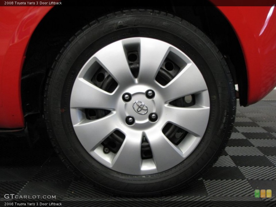 2008 Toyota Yaris 3 Door Liftback Wheel and Tire Photo #66144272