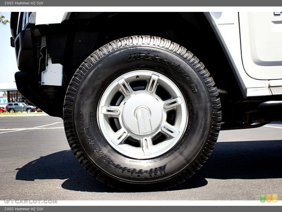 2003 Hummer H2 SUV Wheel and Tire Photo #66145661