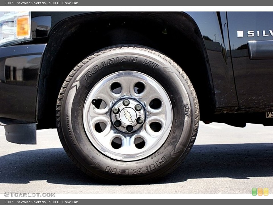 2007 Chevrolet Silverado 1500 LT Crew Cab Wheel and Tire Photo #66148898