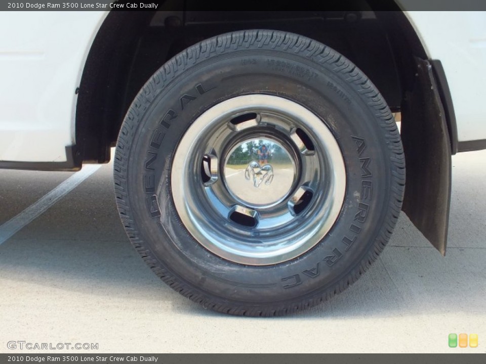 2010 Dodge Ram 3500 Lone Star Crew Cab Dually Wheel and Tire Photo #66155429