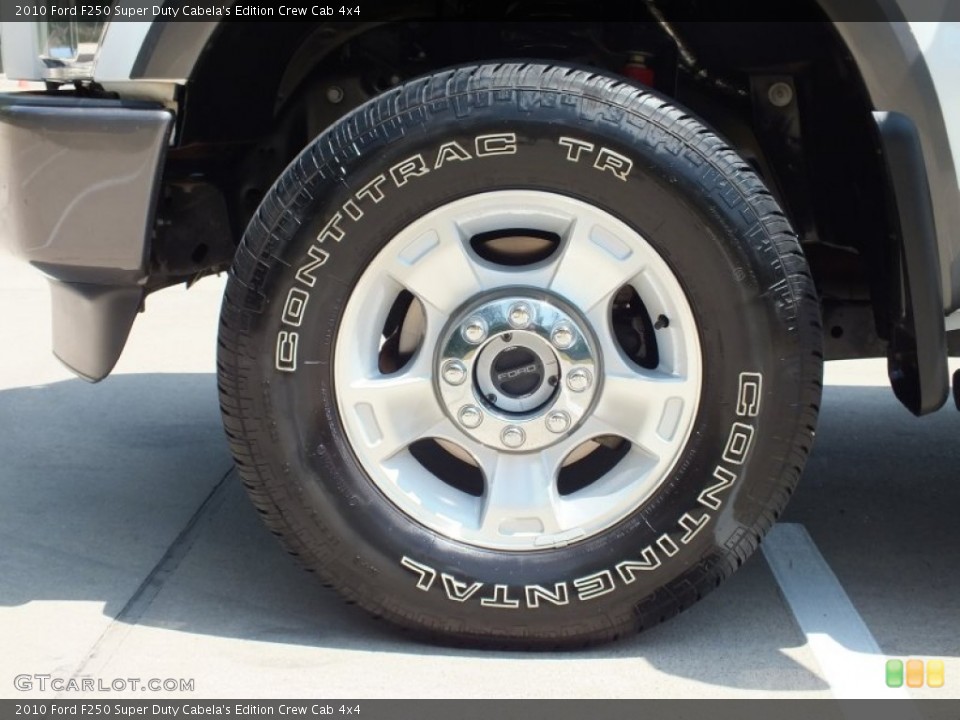 2010 Ford F250 Super Duty Cabela's Edition Crew Cab 4x4 Wheel and Tire Photo #66156311