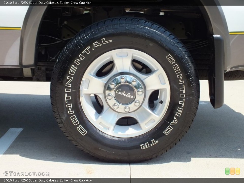 2010 Ford F250 Super Duty Cabela's Edition Crew Cab 4x4 Wheel and Tire Photo #66156320