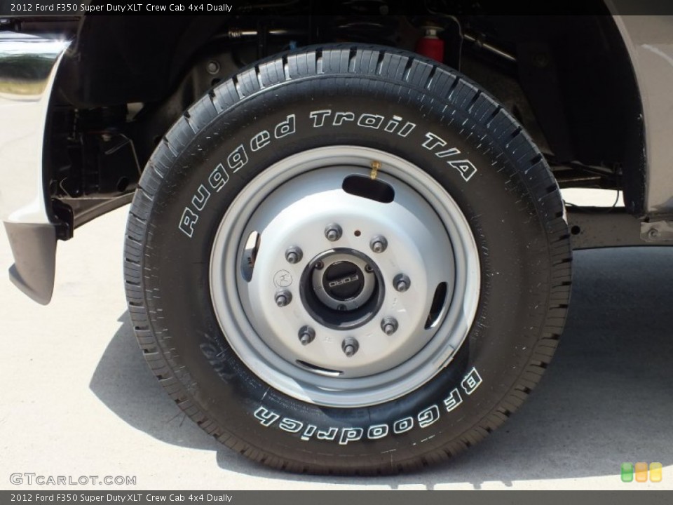 2012 Ford F350 Super Duty XLT Crew Cab 4x4 Dually Wheel and Tire Photo #66158282