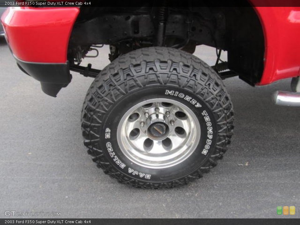 2003 Ford F350 Super Duty Custom Wheel and Tire Photo #66160088