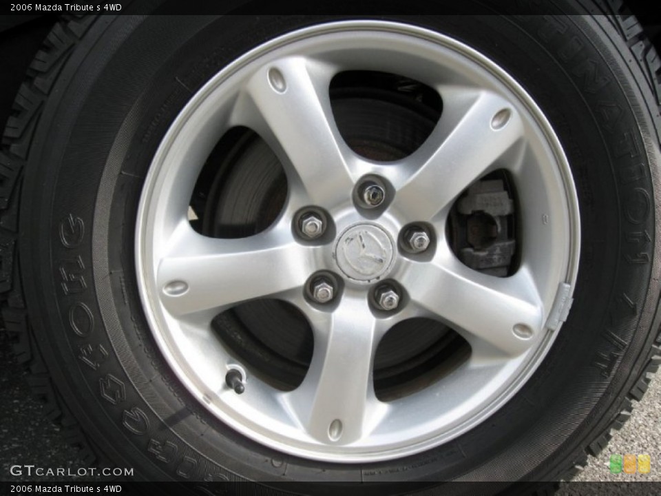 2006 Mazda Tribute s 4WD Wheel and Tire Photo #66162554