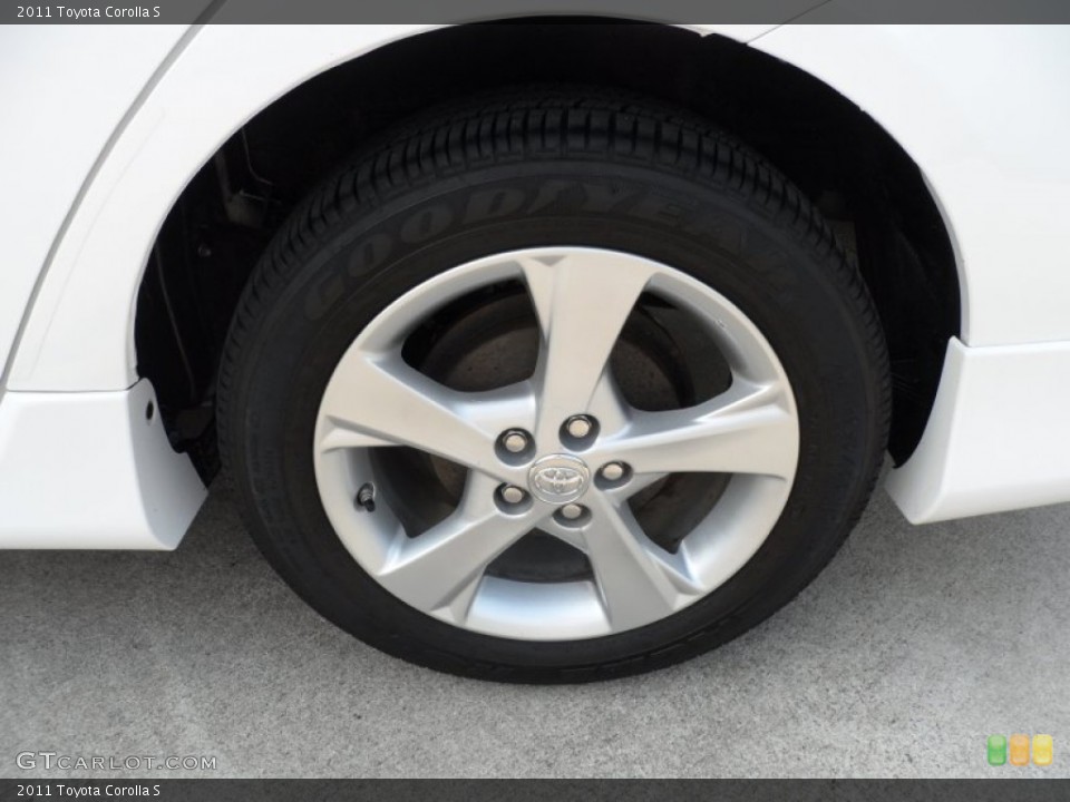 2011 Toyota Corolla S Wheel and Tire Photo #66167024
