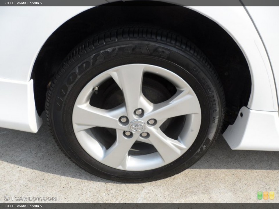 2011 Toyota Corolla S Wheel and Tire Photo #66167027