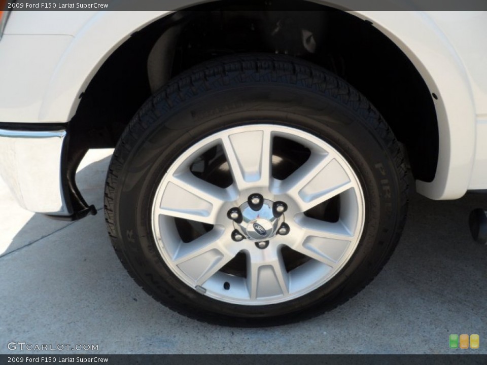 2009 Ford F150 Lariat SuperCrew Wheel and Tire Photo #66168221