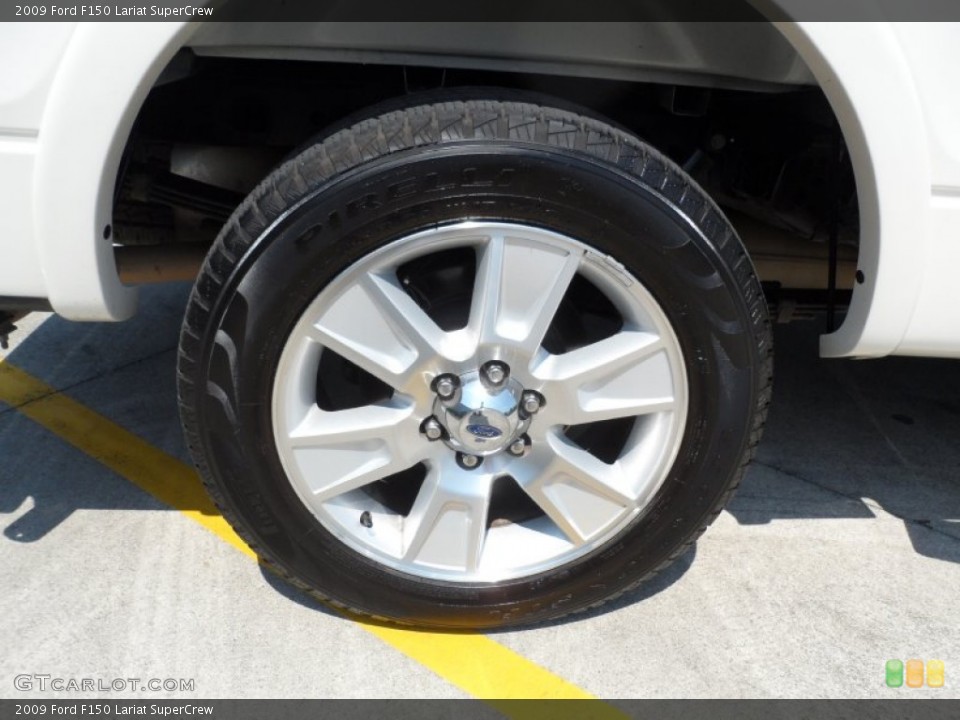 2009 Ford F150 Lariat SuperCrew Wheel and Tire Photo #66168245
