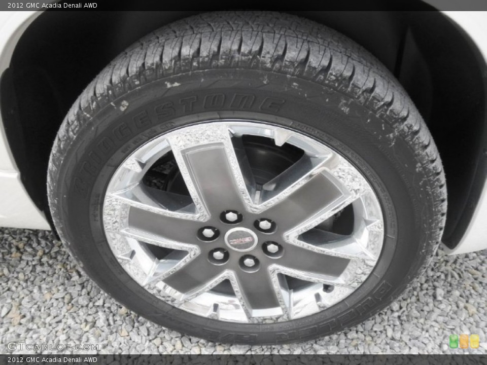 2012 GMC Acadia Denali AWD Wheel and Tire Photo #66168848