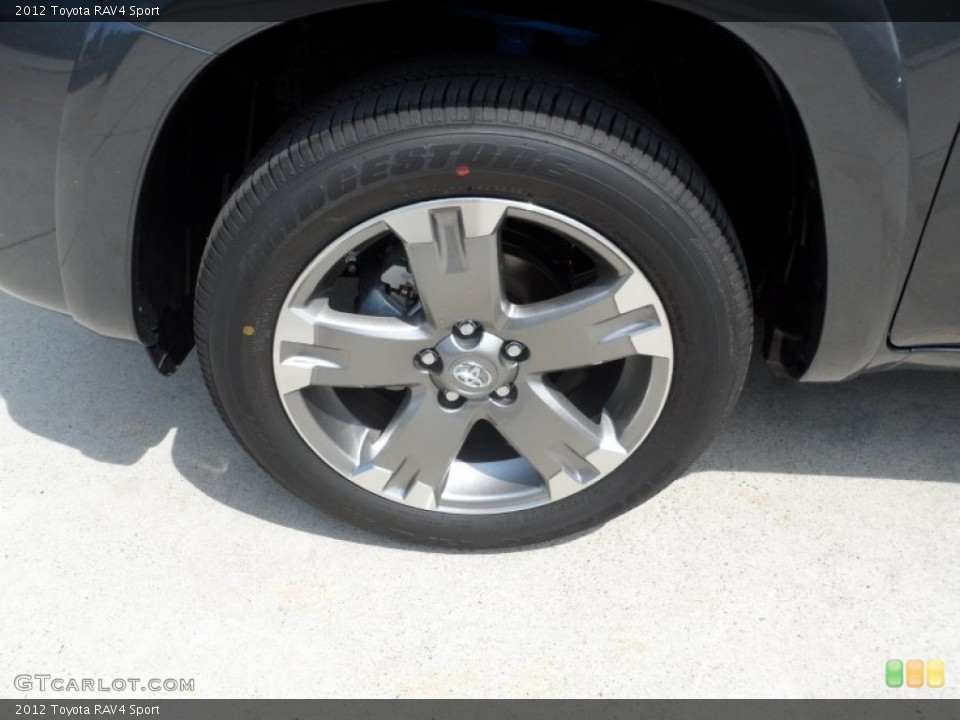 2012 Toyota RAV4 Sport Wheel and Tire Photo #66175628