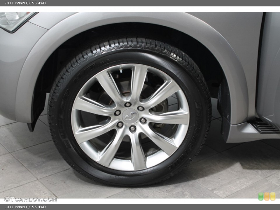 2011 Infiniti QX 56 4WD Wheel and Tire Photo #66178175