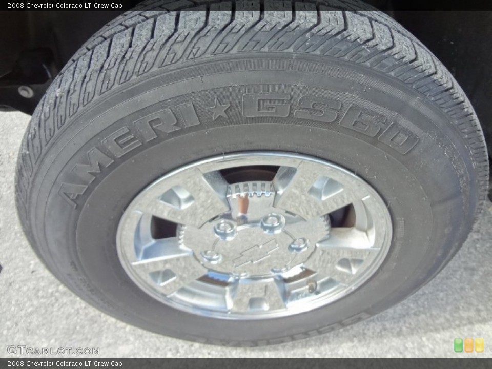 2008 Chevrolet Colorado LT Crew Cab Wheel and Tire Photo #66179081